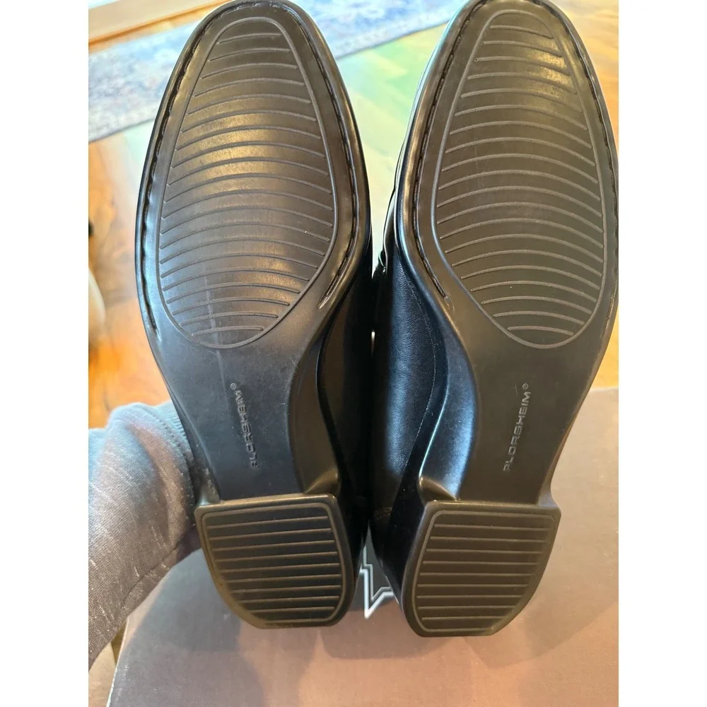 Florsheim Berkley Flex Penny‎ Loafer Black Leather Dress Shoes 11 EEE officecore